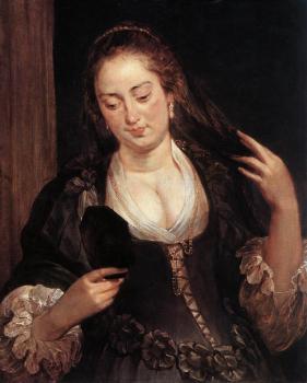 彼得 保羅 魯本斯 Woman with a Mirror 彼得 保羅 魯本斯 Woman with a Mirror